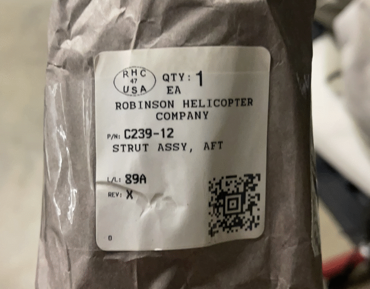 C239-12 Strut Assembly for R44 – Brand New