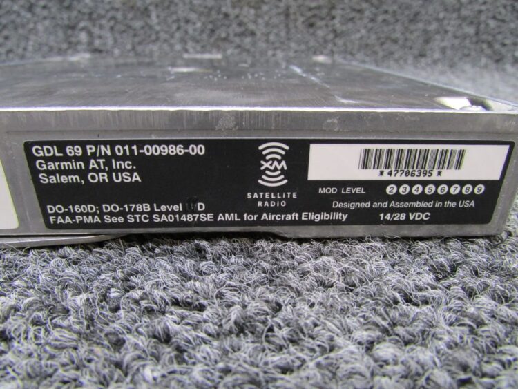 Garmin GDL-69 XM Weather Interface-Satellite Radio (14 or 28V) - Image 7