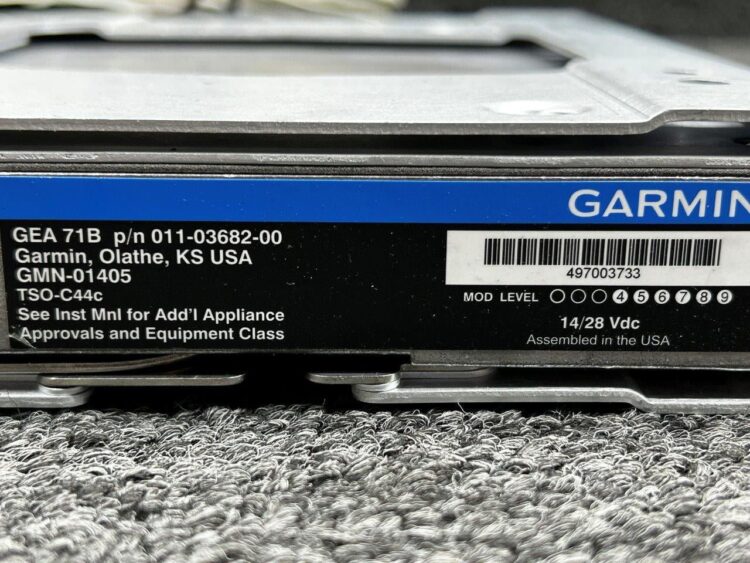 Garmin GEA71B Engine Assessment Unit with Tray and Mods (14-28V) - Image 8