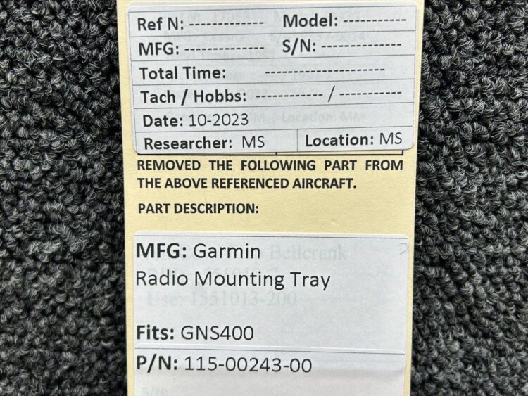 Garmin GNS-400 Mounting Tray (No Backplate) - Image 8