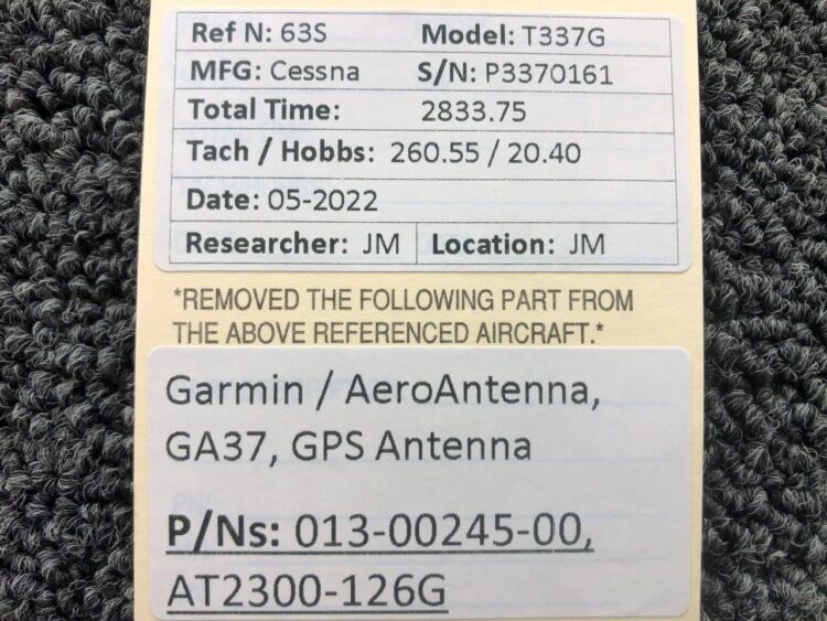 Garmin / AeroAntenna GA37 GPS Antenna - Image 8