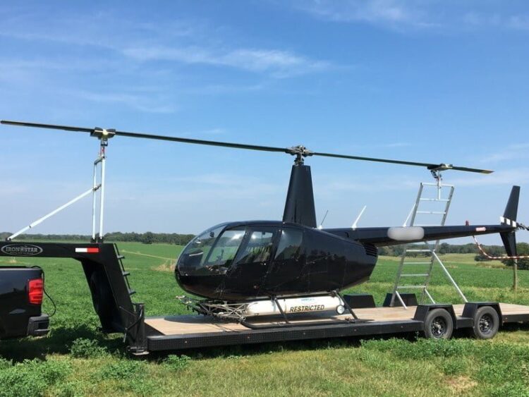 Helicopter Trailer For R22/R44/R66/Bell206/Bell505