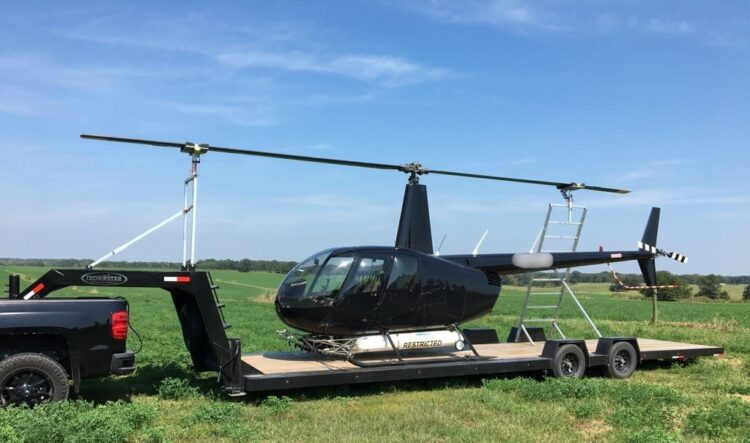 Helicopter Trailer For R22/R44/R66/Bell206/Bell505 - Image 7