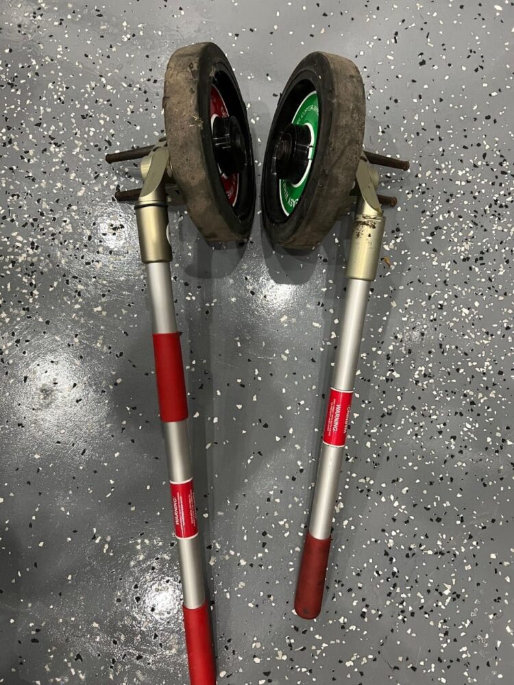 R44 Clipper Wheels – Used – Helicopter Easy Wheels - Image 2