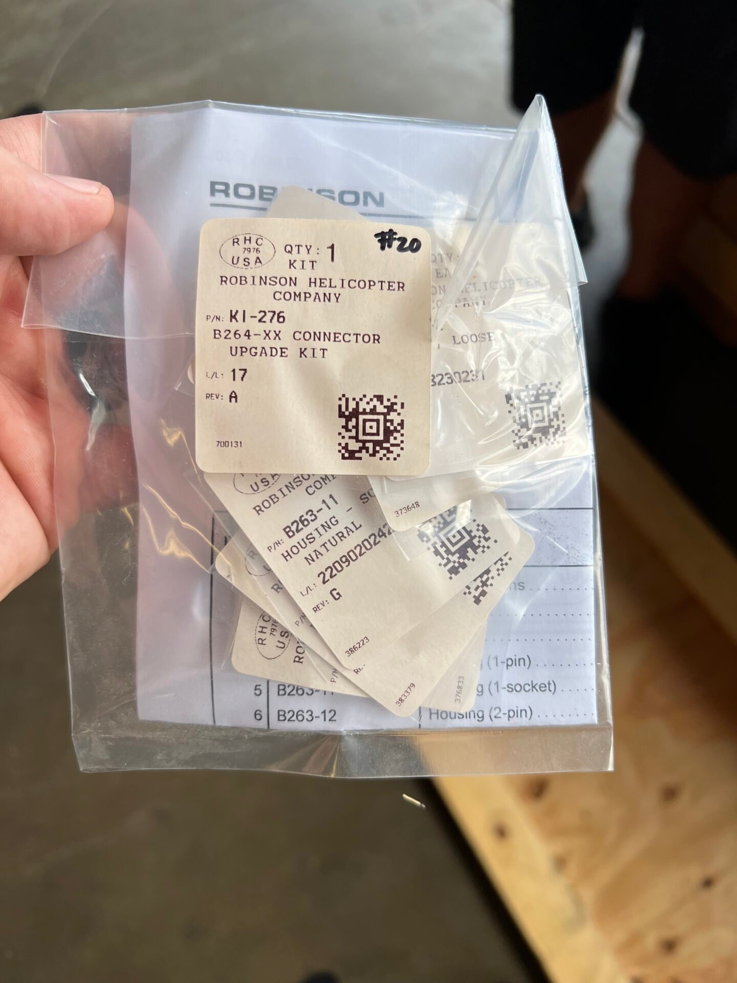 R44 Tail Cone – NEW – C023-1.CS and LED strobe kit KI-204-1 - Image 2