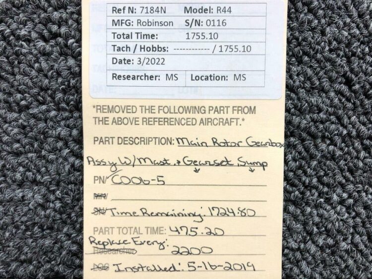 R44 main rotor gearbox c006-5 - Image 4