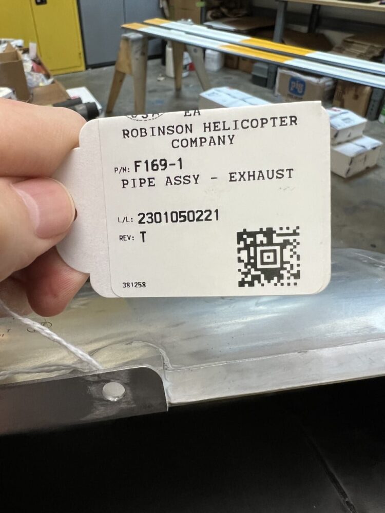 R66 Exhaust for F-169-1  New! - Image 2
