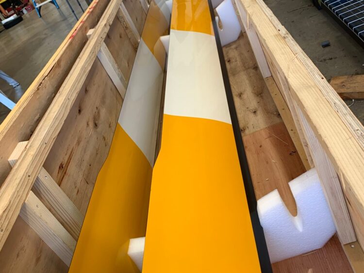Used R66 main rotor blades! F016-2